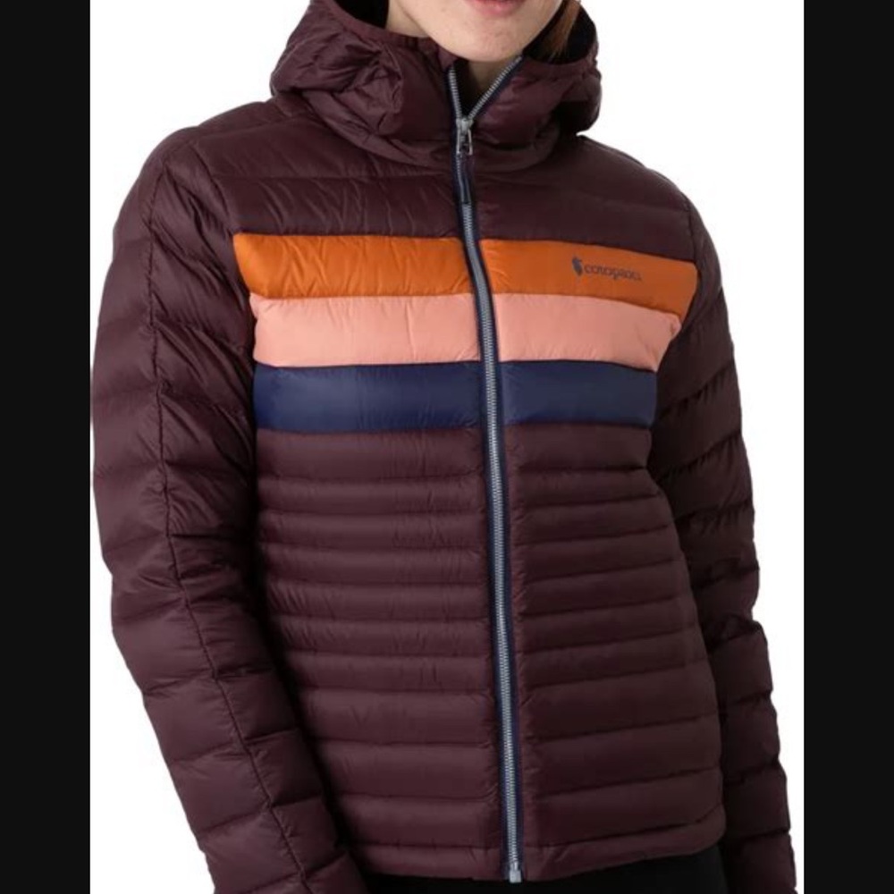 ISO Cotopaxi Black Iris Fuego Down Hooded Jacket Size S (NOT FOR SALE)